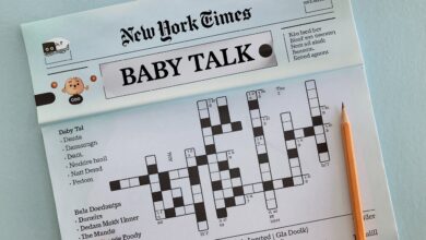 Baby Talk NYT Crossword